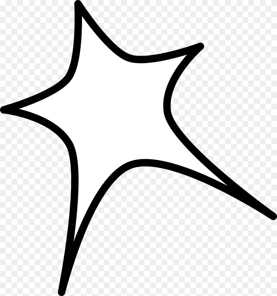 Transparent Background Star Black And White, Star Symbol, Symbol, Logo, Animal Free Png