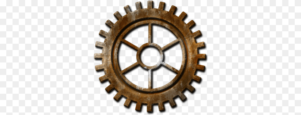 Transparent Background Steampunk Gear, Machine, Cross, Symbol, Wheel Png