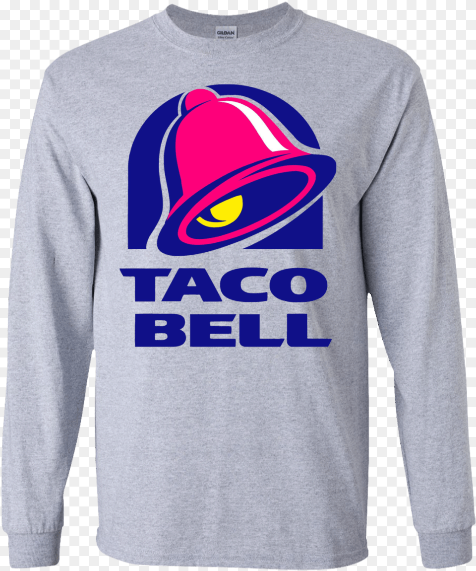 Transparent Background Taco Bell Logo, Clothing, Long Sleeve, Sleeve, Adult Png Image