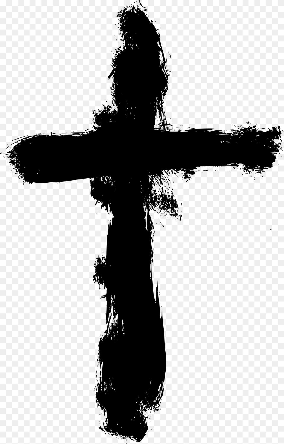 Transparent Background Transparent Black Cross, Gray Free Png Download