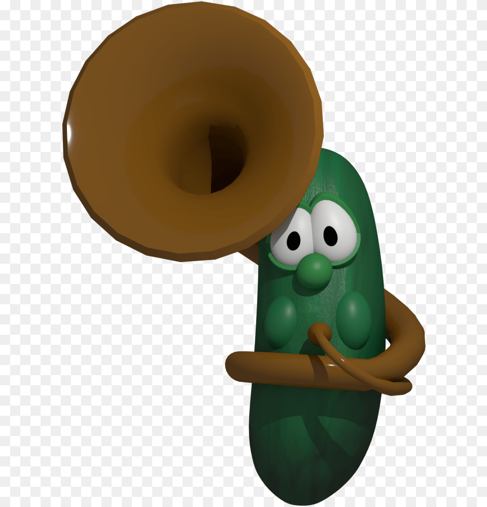 Transparent Background Veggietales, Musical Instrument, Brass Section, Horn, Nature Free Png Download