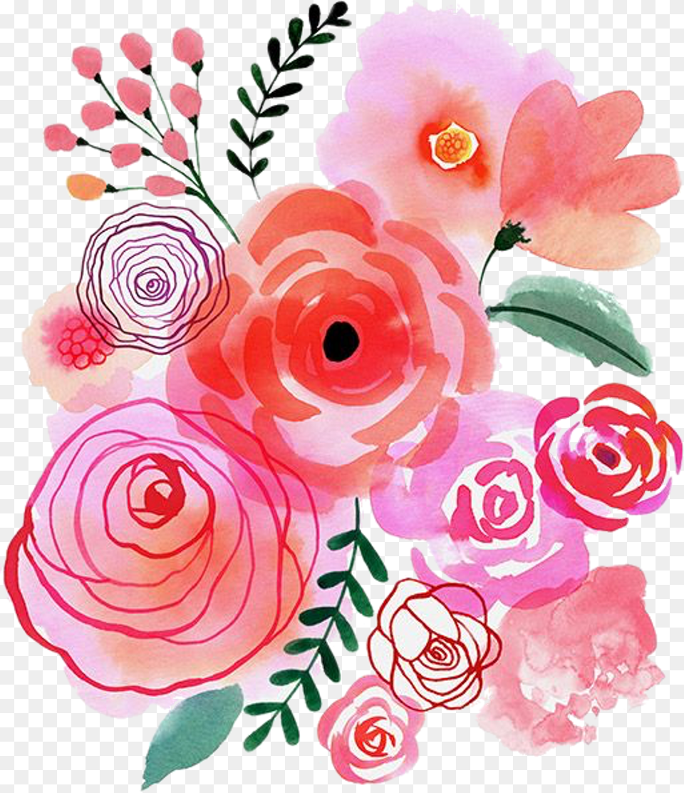 Background Watercolor Flower Clipart, Art, Plant, Pattern, Graphics Free Transparent Png