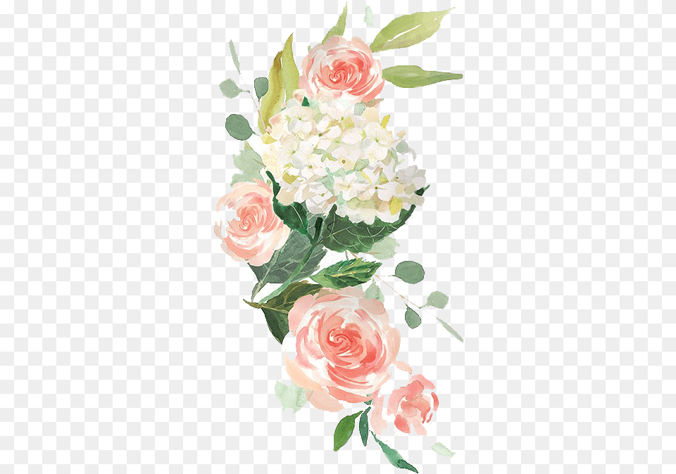 Transparent Background Watercolor Flower Transparent Background Watercolour Flowers, Art, Plant, Pattern, Graphics Png Image