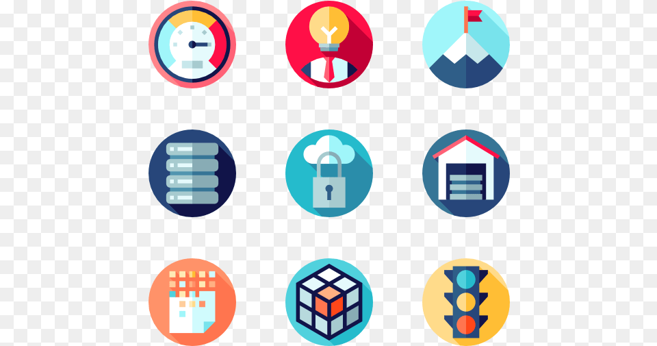 Transparent Background Web Data Icon, Light Free Png