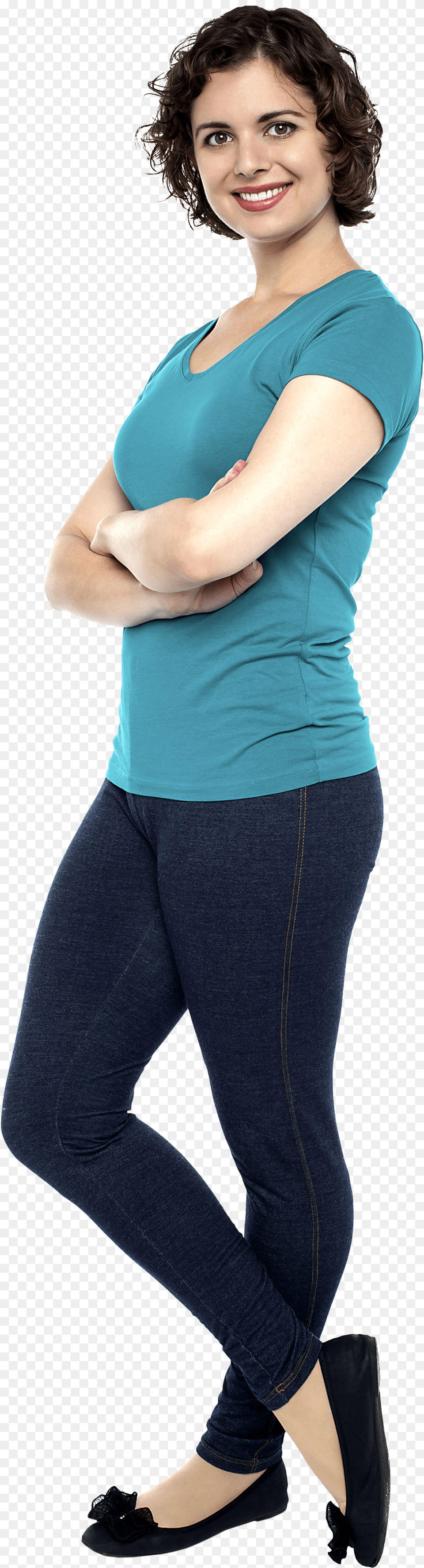 Transparent Background Woman Standing Free Png