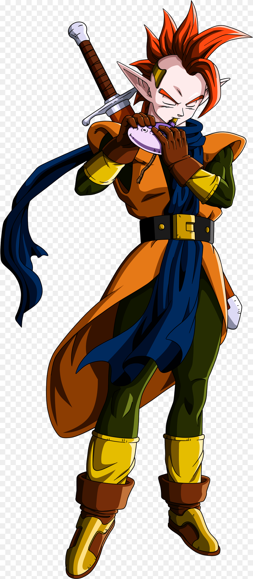 Background Zerochan Anime Board Tapion Dragon Ball, Book, Comics, Publication, Person Free Transparent Png