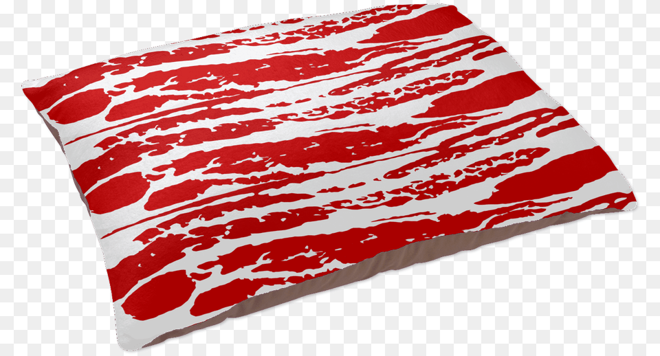 Transparent Bacon Strip Flag, Cushion, Home Decor, Food, Meat Png Image