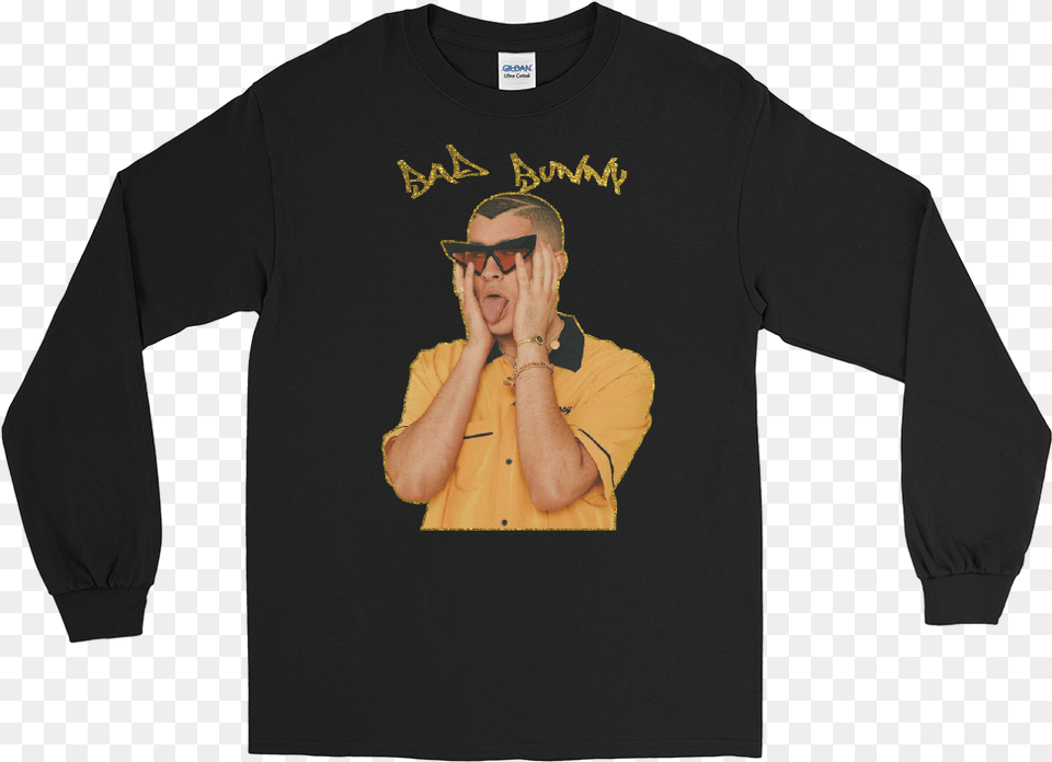 Transparent Bad Bunny Sleeve, T-shirt, Clothing, Long Sleeve, Shirt Png Image