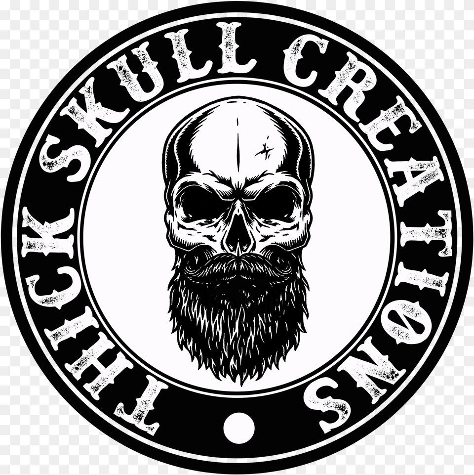 Transparent Badass Skull Emblem, Logo, Symbol, Adult, Male Free Png Download