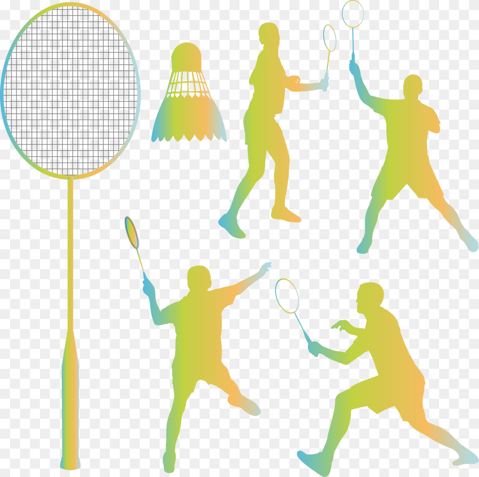 Badminton Badminton Player Vector, Art, Graphics, Lighting, City Free Transparent Png