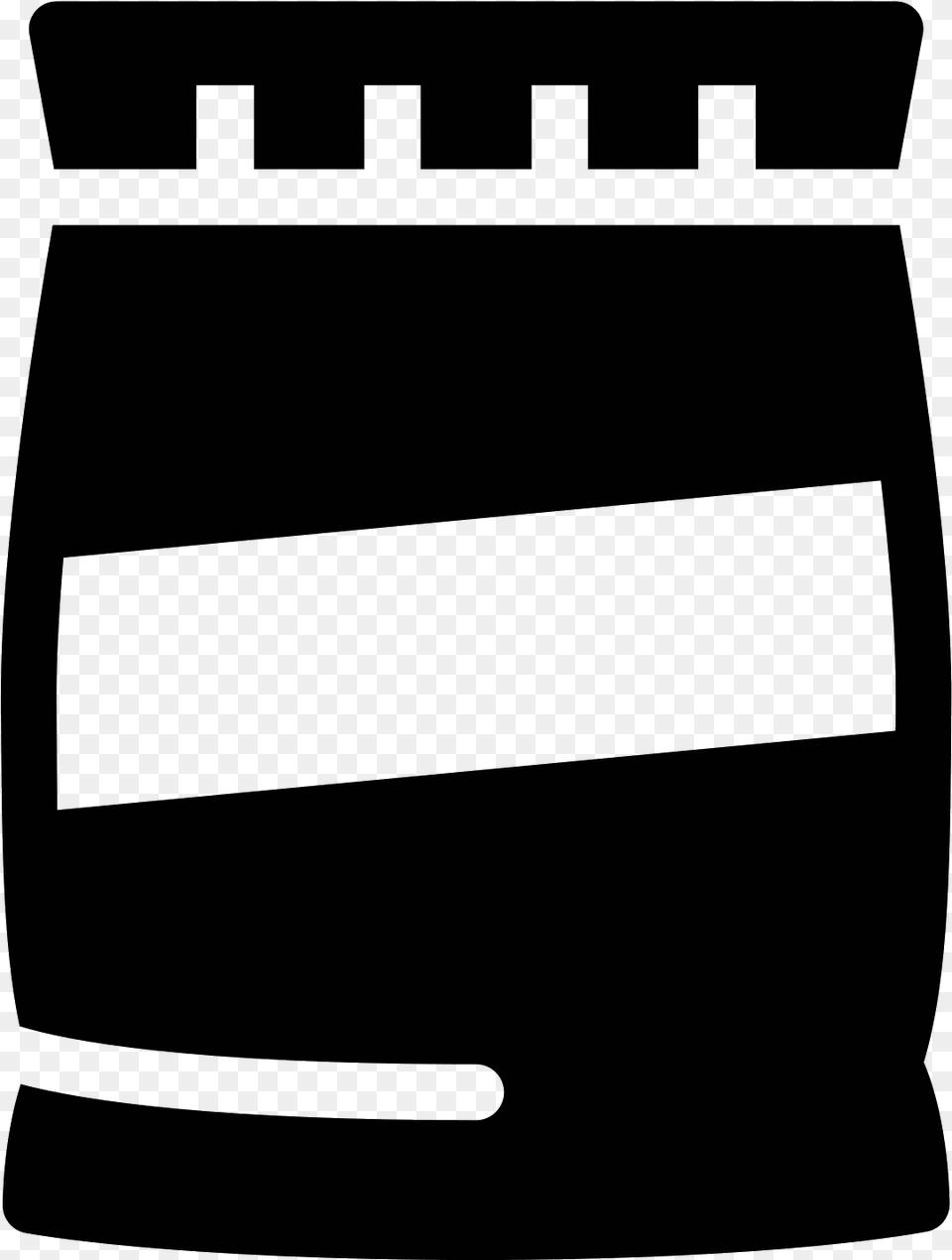 Transparent Bag Icon, Gray Free Png