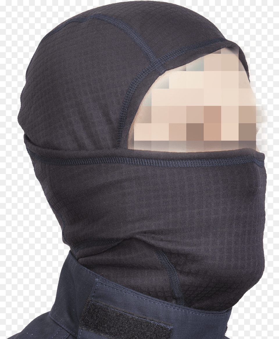 Transparent Balaclava Hood, Clothing, Person, Hoodie, Knitwear Free Png