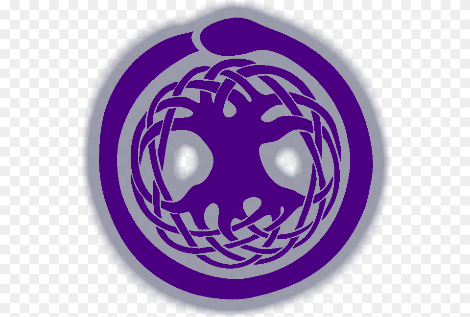 Transparent Ball Python Celtic Tree Of Life, Sticker, Home Decor, Rug, Purple Png