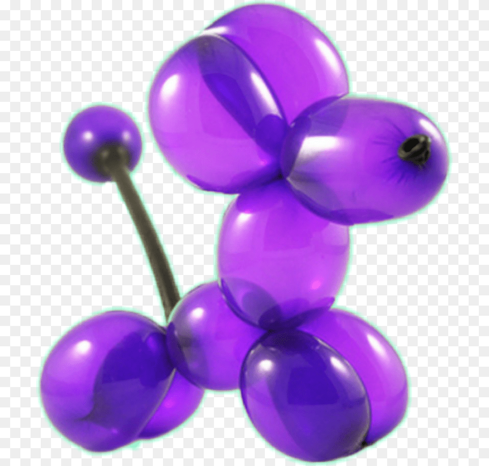 Transparent Balloon Animal Balloon Animals, Purple, Food, Fruit, Plant Free Png