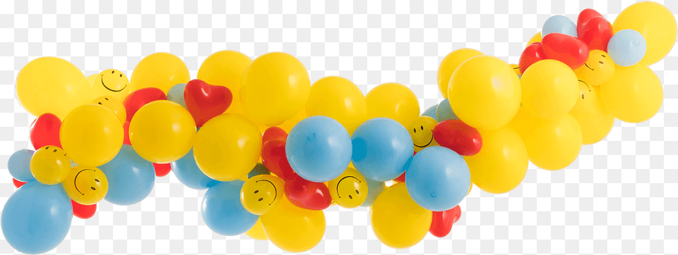 Transparent Balloon Emoji Blue And Yellow Balloons Png Image