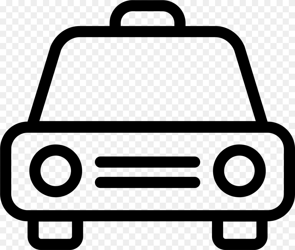 Transparent Ballot Box Car Time Icon, Gray Png