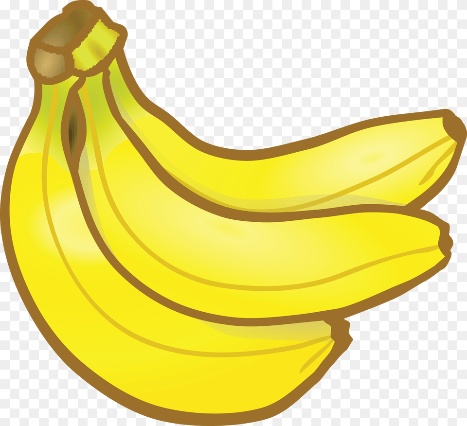 Transparent Banana Transparent Background Banana Clipart, Food, Fruit, Plant, Produce Free Png Download