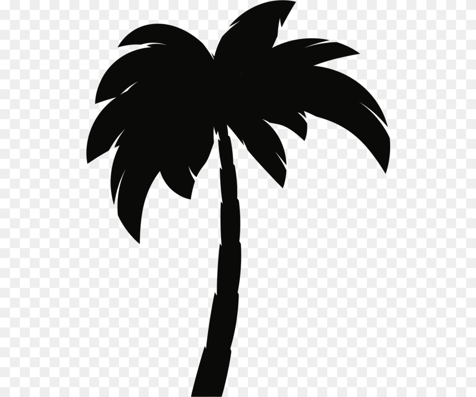 Transparent Bandana Pattern Clipart Black And White Palms, Leaf, Palm Tree, Plant, Tree Png Image