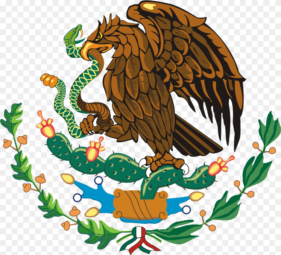 Transparent Bandera Mexicana Escudo De La Bandera De Mexico Actual Free Png