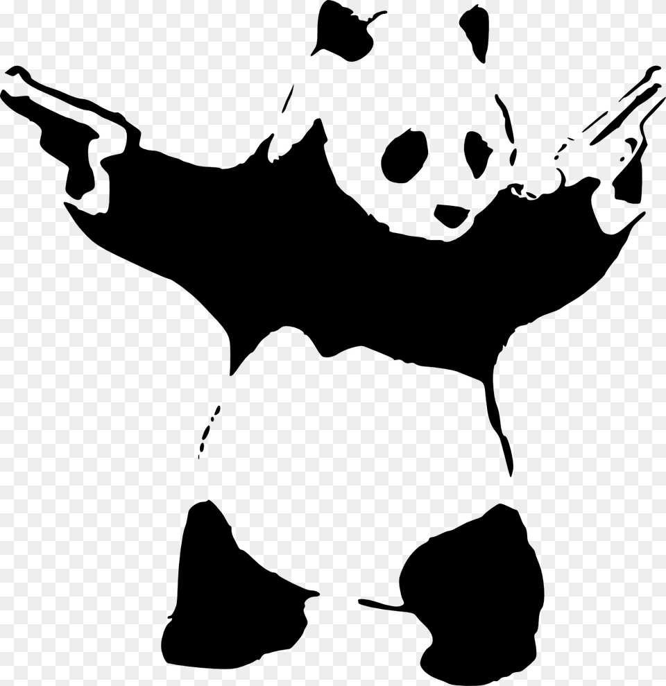 Transparent Banksy Clipart T Shirt Design Cartoon Men, Stencil, Animal, Wildlife Png
