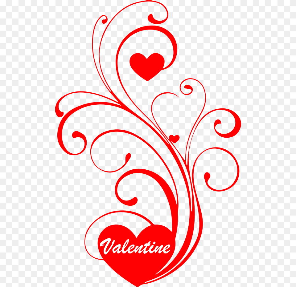Banner Clipart No Background Love Heart Design Drawing, Art, Floral Design, Graphics, Pattern Free Transparent Png