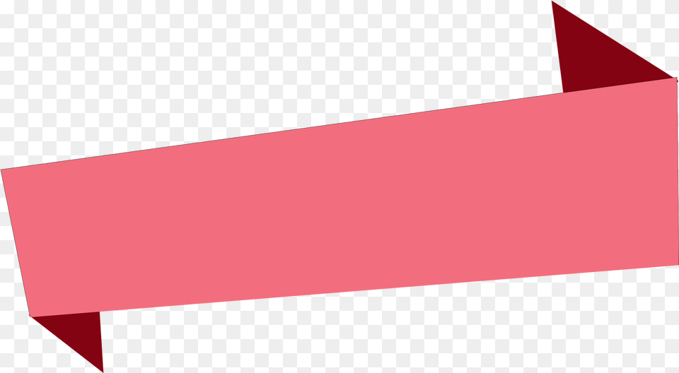 Transparent Banner Shape Pink Banner Png