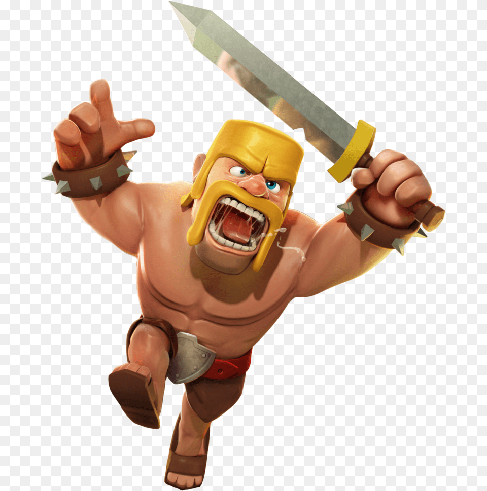 Transparent Barbarians Clipart Clash Of Clans, Body Part, Finger, Hand, Person Png