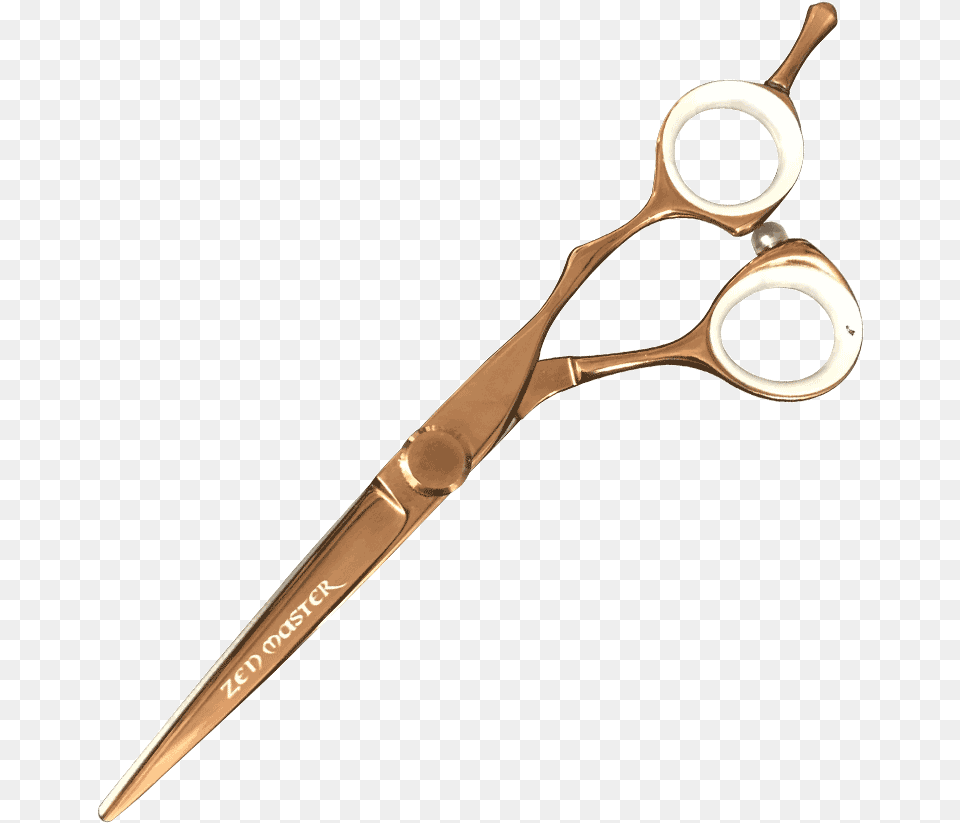 Transparent Barber Shears Clipart Gold Scissors, Blade, Weapon, Dagger, Knife Free Png Download