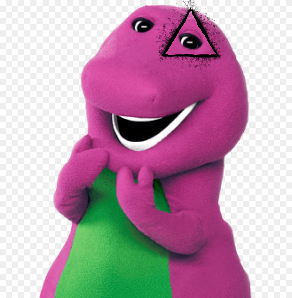 Transparent Barney Clipart Barney The Dinosaur Face, Plush, Purple, Toy, Baby Png Image