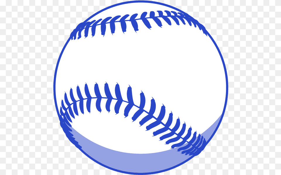 Transparent Baseball Ball Stitch Clipart Baseball With Blue Stitching, Baseball (ball), Sport Free Png