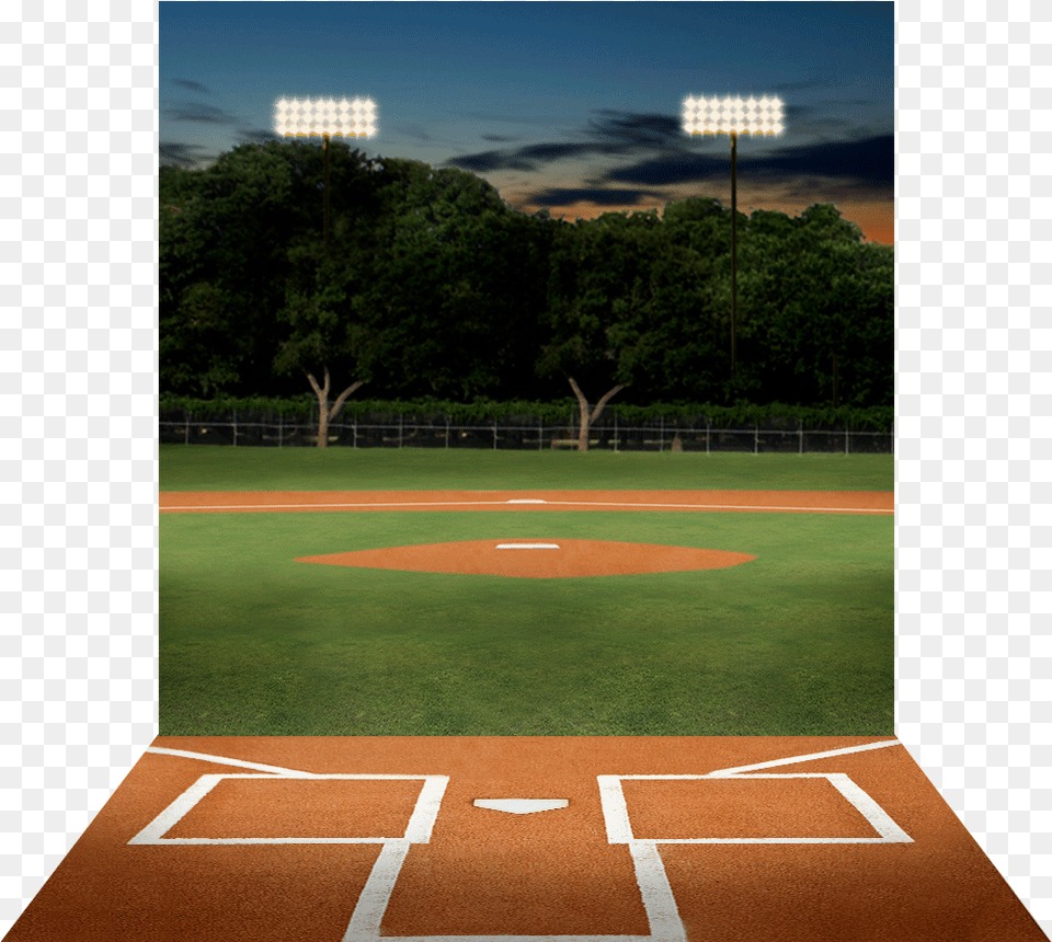 Transparent Baseball Diamond Baseball Field, People, Person, Sport Free Png