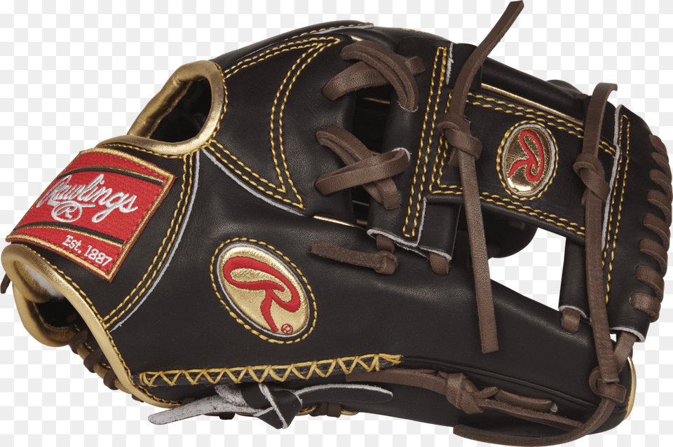 Transparent Baseball Glove Guante De Baseball Negro Con Dorado, Baseball Glove, Clothing, Sport, Accessories Png