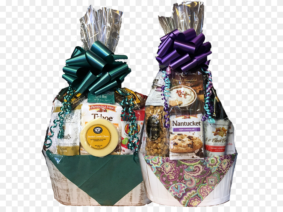 Transparent Basket Pepperidge Farm Gift Basket, Bag, Food, Sweets Png Image