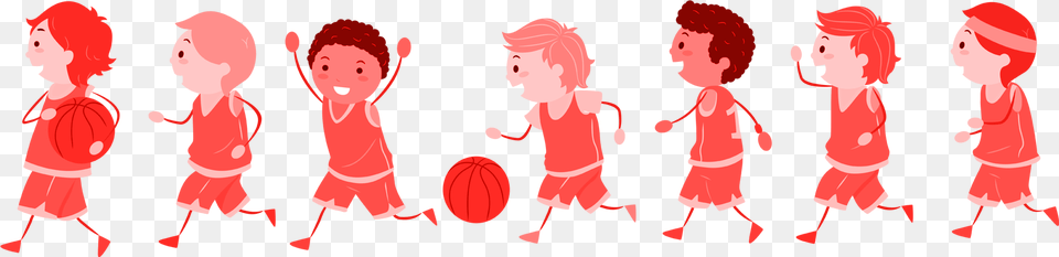 Transparent Basketball Clip Art Team Basketball Clipart, People, Person, Baby, Face Png
