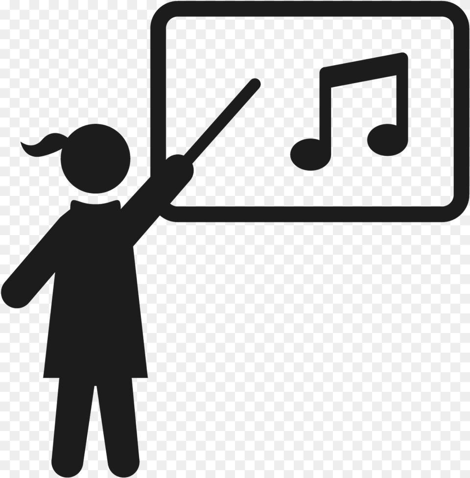Transparent Basketball Clipart Black And White Music Teacher Icon, Sign, Symbol, People, Person Free Png Download