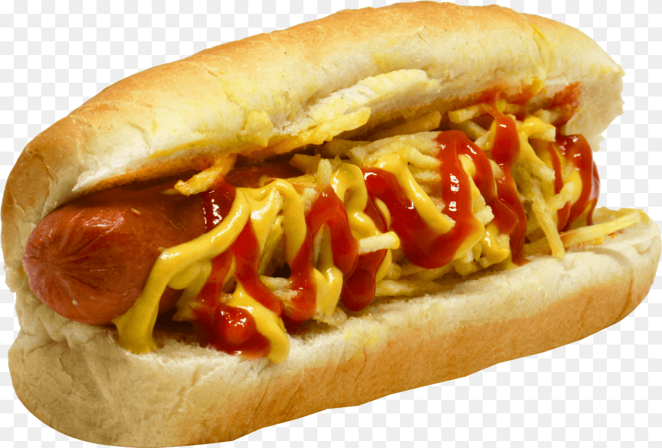 Transparent Batata Frita, Food, Hot Dog, Ketchup Png