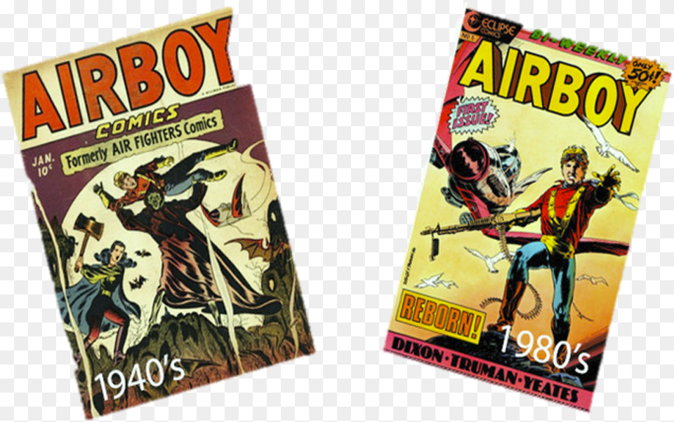 Transparent Batman Flying Airboy Comics, Book, Publication, Adult, Person Free Png