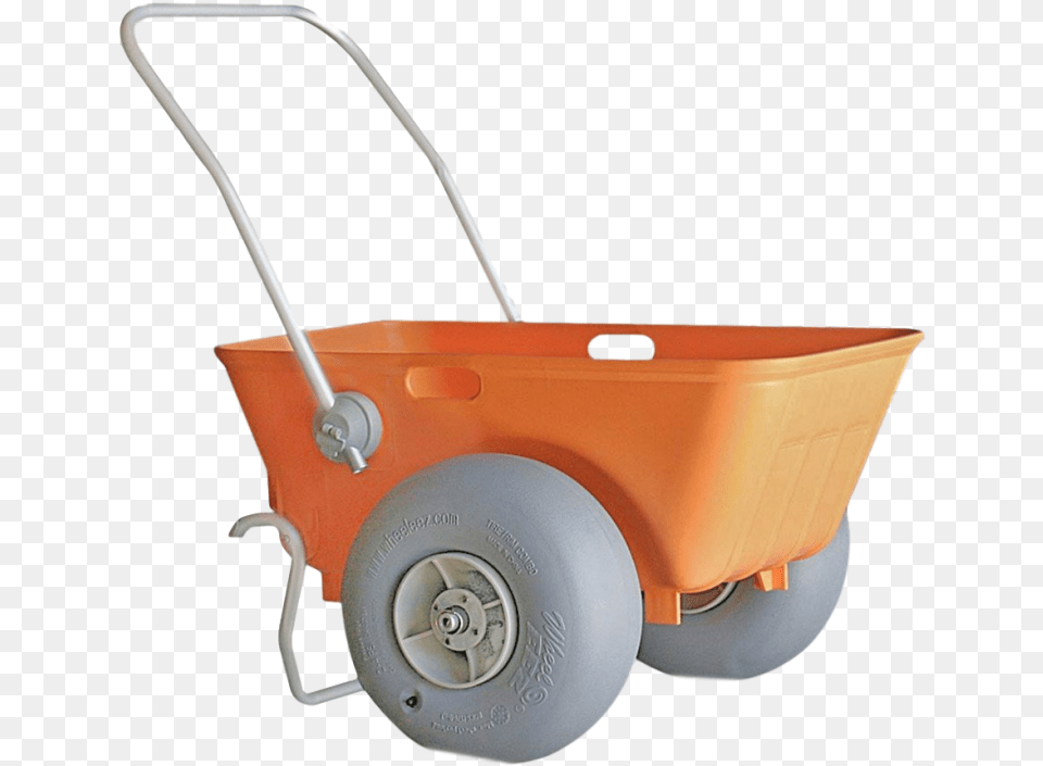 Transparent Beach Sand Beach Cart With Big Wheels, Carriage, Transportation, Vehicle, Machine Free Png