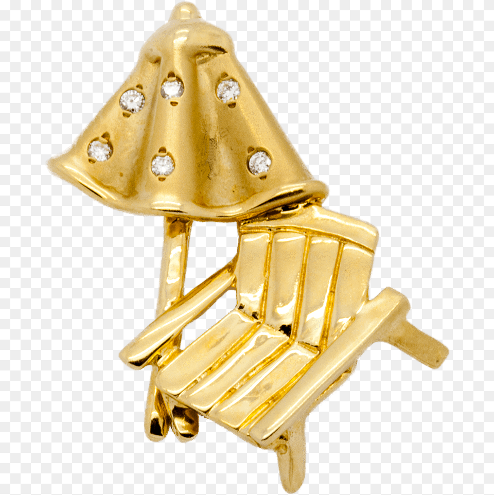Transparent Beach Umbrella And Chair Gold, Treasure, Bronze, Accessories, Gun Png Image