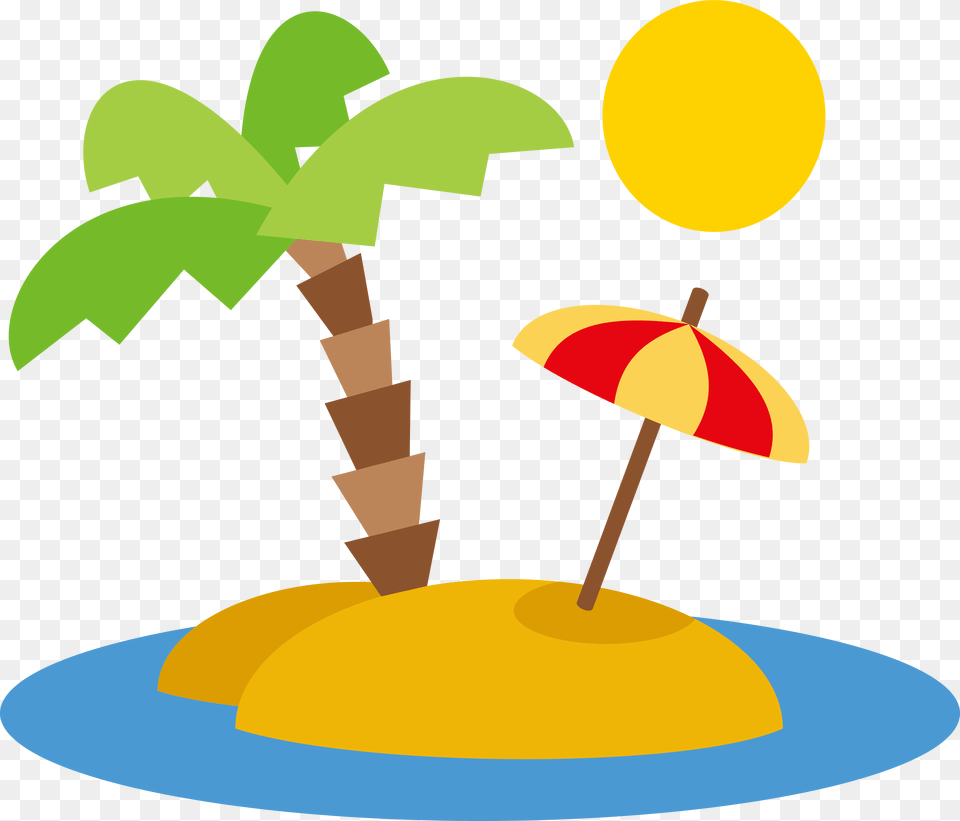 Transparent Beach Vector, Summer, Plant, Tree, Outdoors Png Image