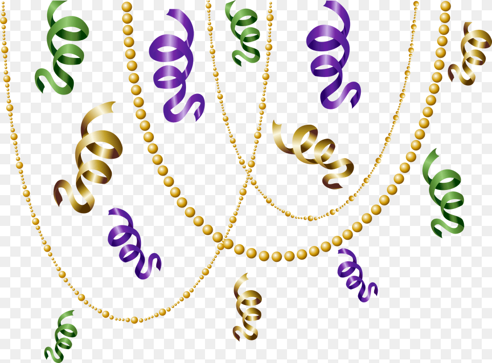 Transparent Beads Mardi Gras Beads Free Png