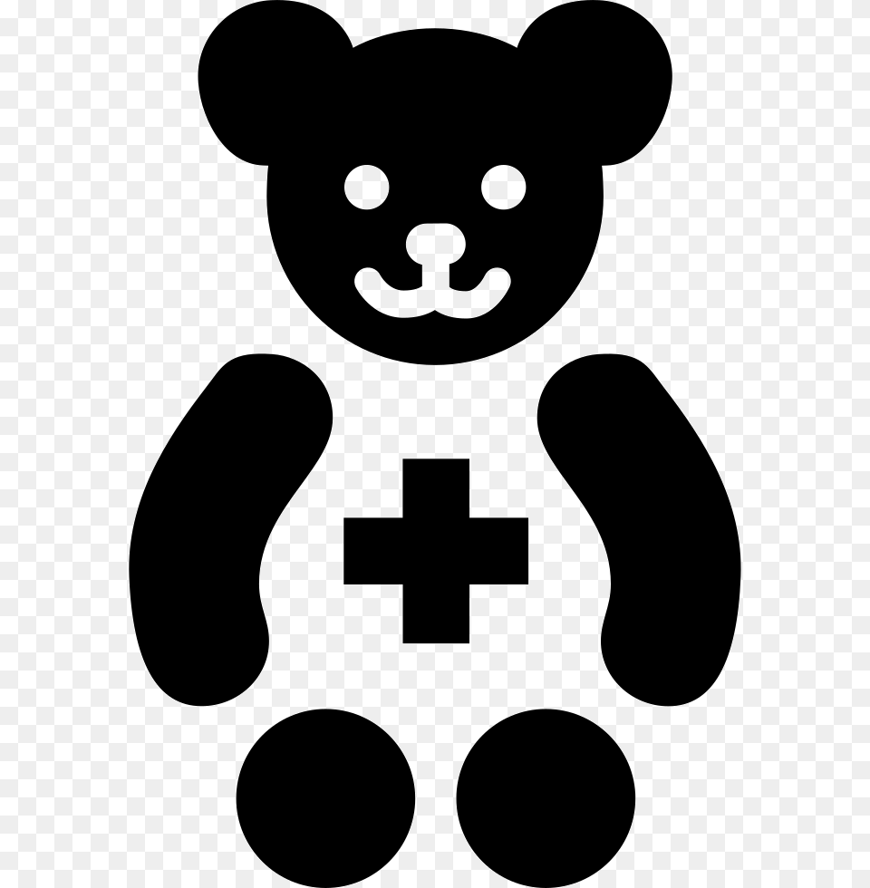 Transparent Bear Icon Pediatrics, Stencil Free Png