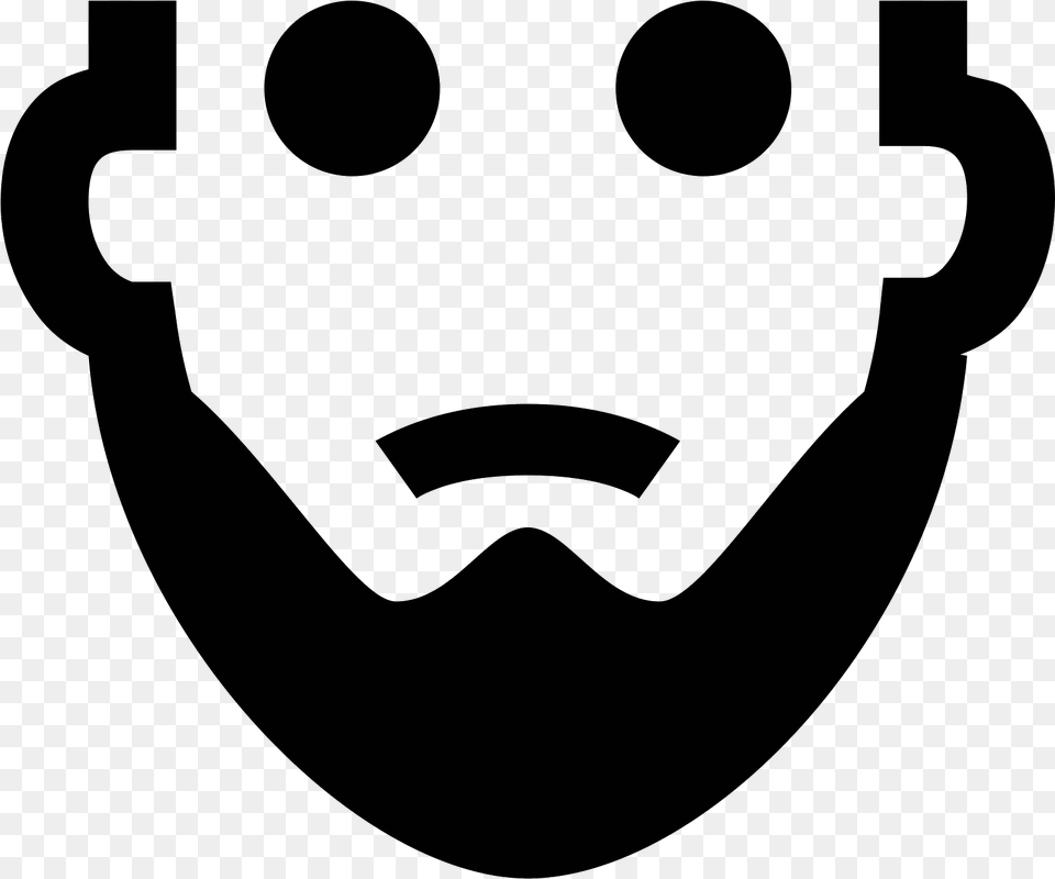 Transparent Beard Icon Icon, Gray Free Png Download