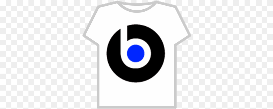 Transparent Beats Logo Blue B Roblox Roblox Glitch T Shirt, Clothing, T-shirt, Gun, Weapon Free Png Download