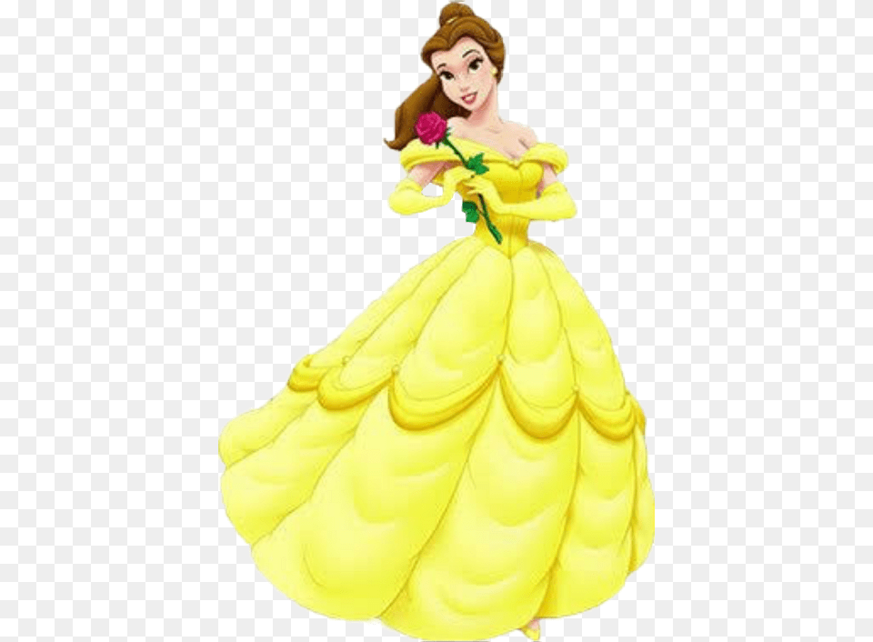 Transparent Beauty And The Beast Characters Belle Disney Princess, Clothing, Dress, Adult, Wedding Free Png