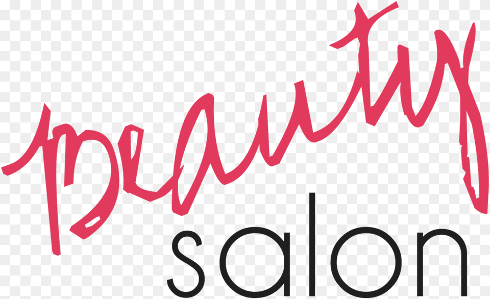 Transparent Beauty Salon Clipart Beauty Salon Text, Handwriting, Person Free Png Download