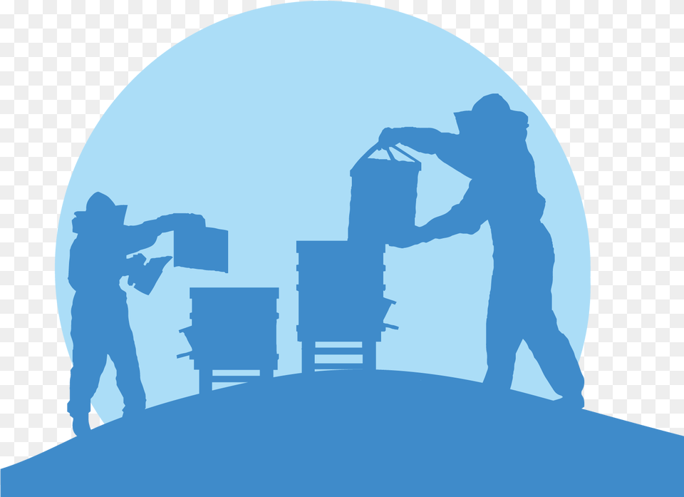 Transparent Bee Silhouette Beekeeper Silhouette, Photography, Person, Man, Male Png