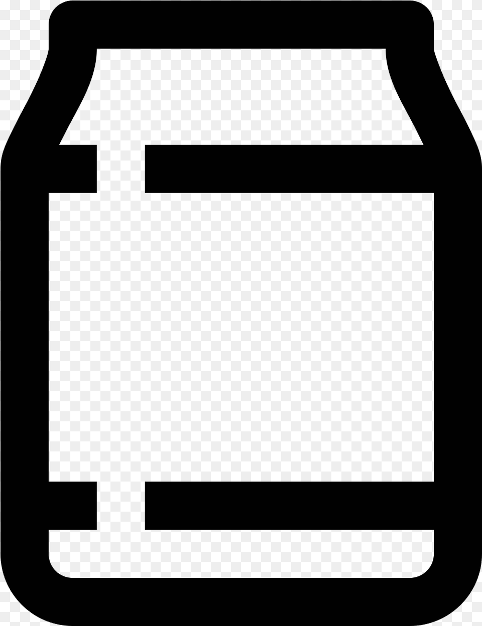 Transparent Beer Can, Gray Png