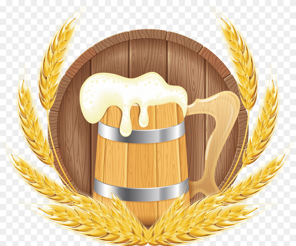 Transparent Beer Mug Clip Art Oktoberfest Barrel Png Image