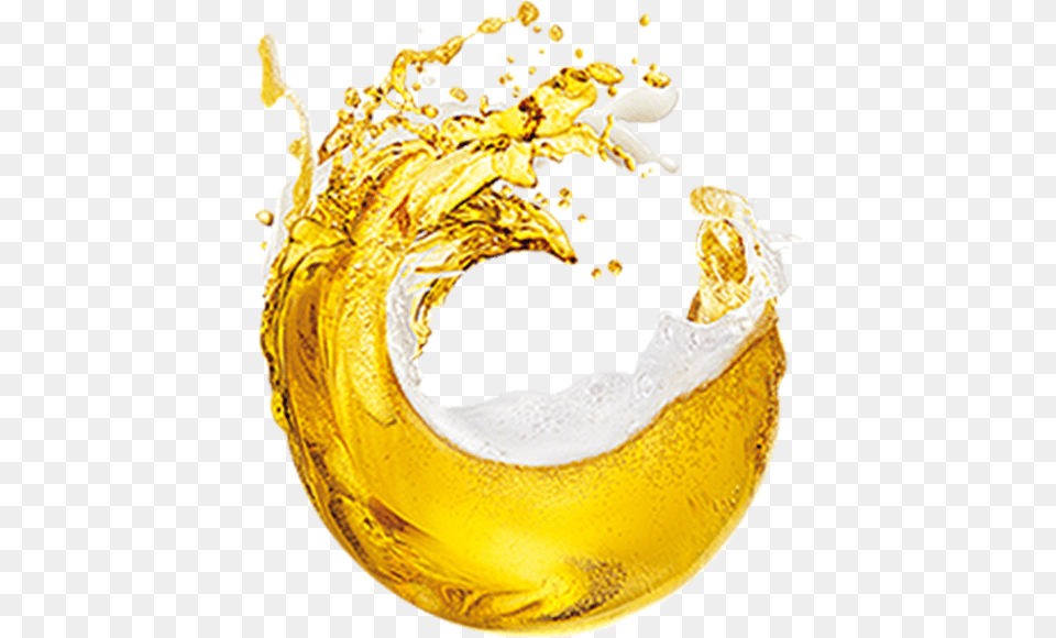 Transparent Beer Splash, Alcohol, Glass, Food, Dessert Png Image